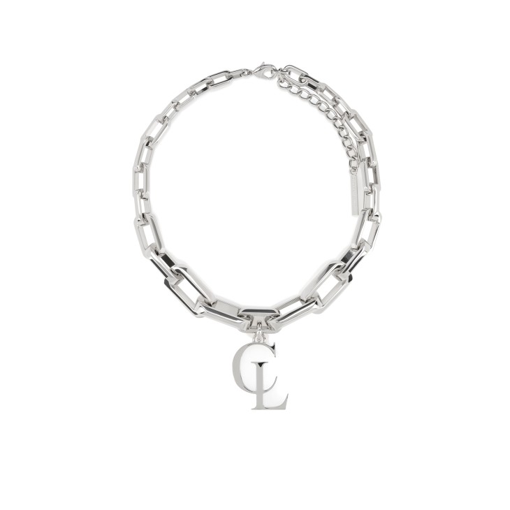 CL Necklace - Necklace - Metal - Silver - Christian Louboutin