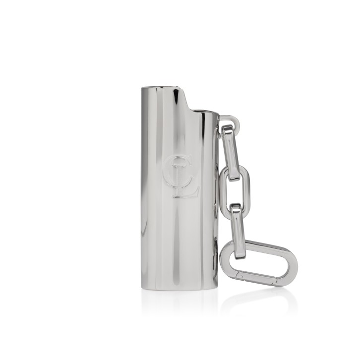 CL - Lighter case - Metal - Silver - Christian Louboutin United States