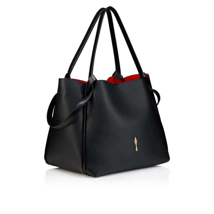 Bettina large - Tote bag - Grained calf leather - Black