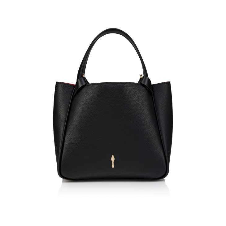 Bettina mini - Tote bag - Grained calf leather - Black - Christian