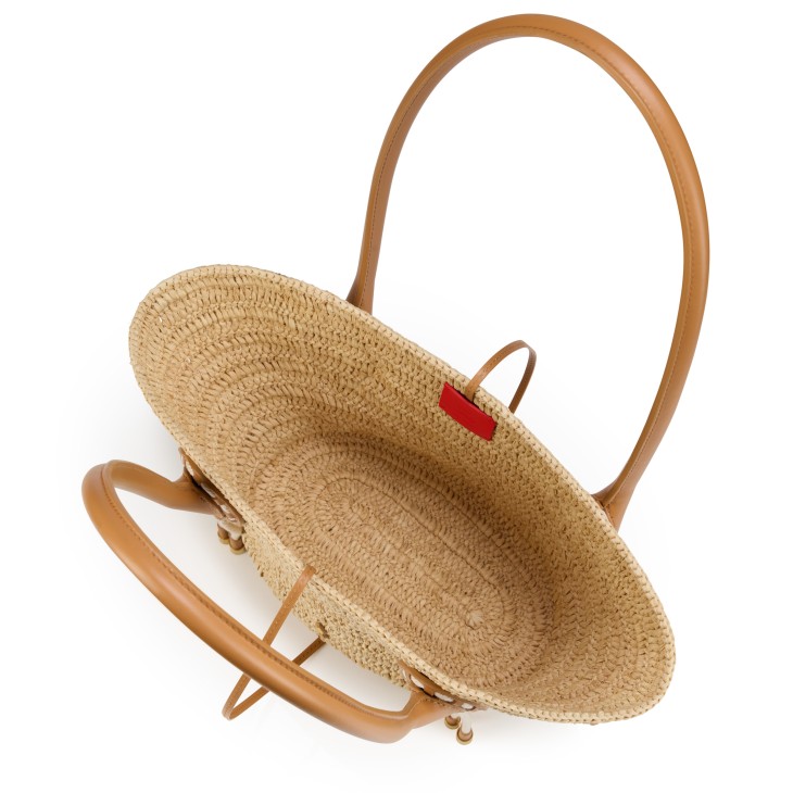 Venus mini - Tote bag - Raffia - Natural - Christian Louboutin