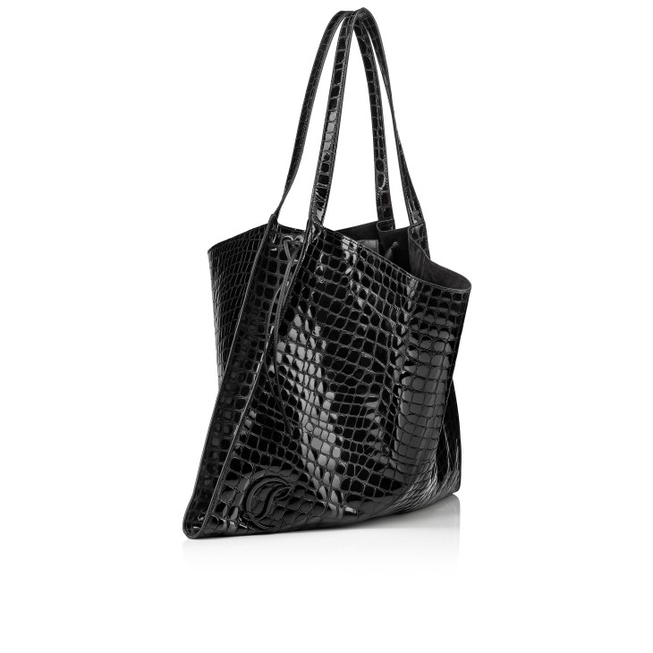 Le 54 - Tote bag - Alligator embossed calf leather - Black Le 54 - Tote bag - Alligator embossed calf leather - Black