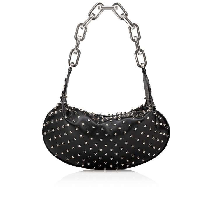 Le 54 - Chain bag - Nappa leather and spikes - Black