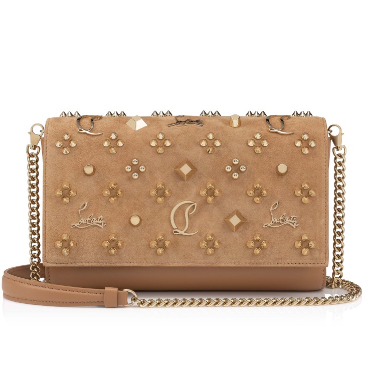 Paloma - Clutch - Veau velours, calf leather and spikes