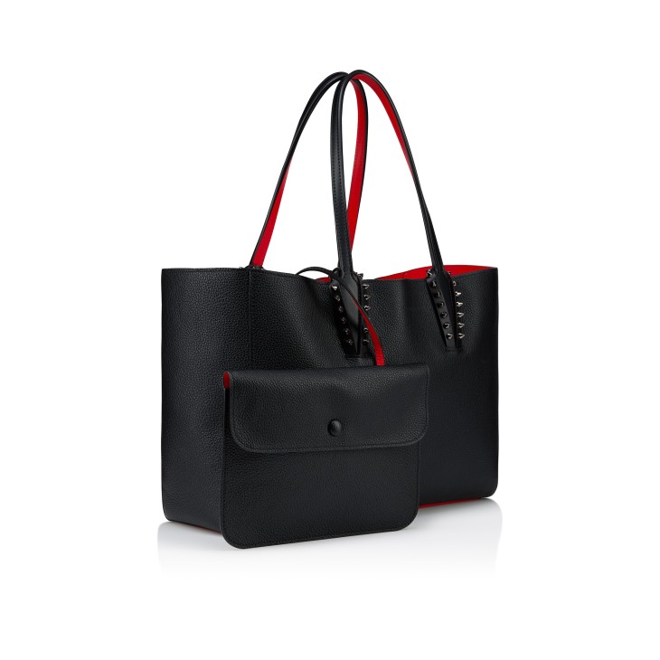 Christian Louboutin Cabata（カバタ）トート 系 Cabata small - Tote bag - Calf leather and spikes - Black