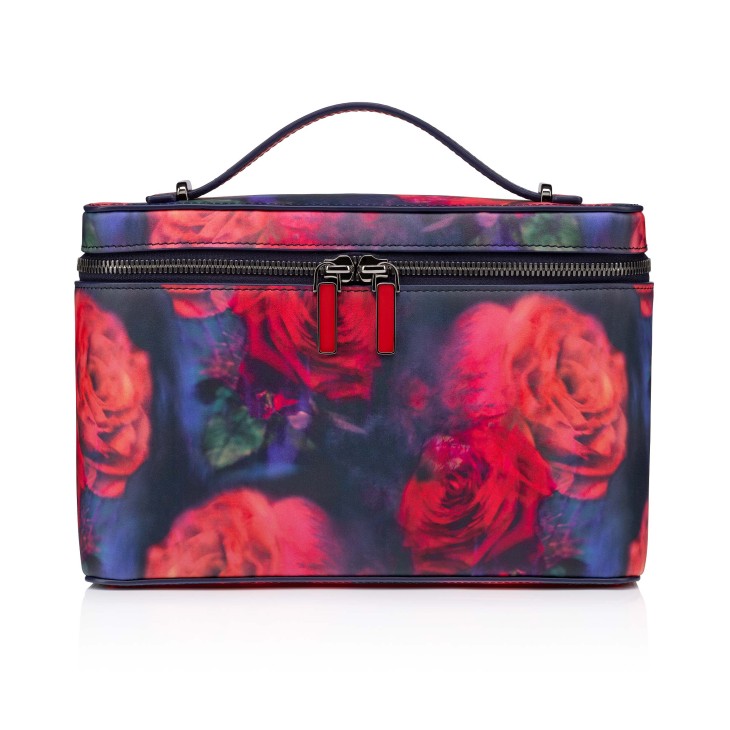Kypipouch - Crossbody bag - Roses printed calf leather - Multicolor - Christian  Louboutin United States