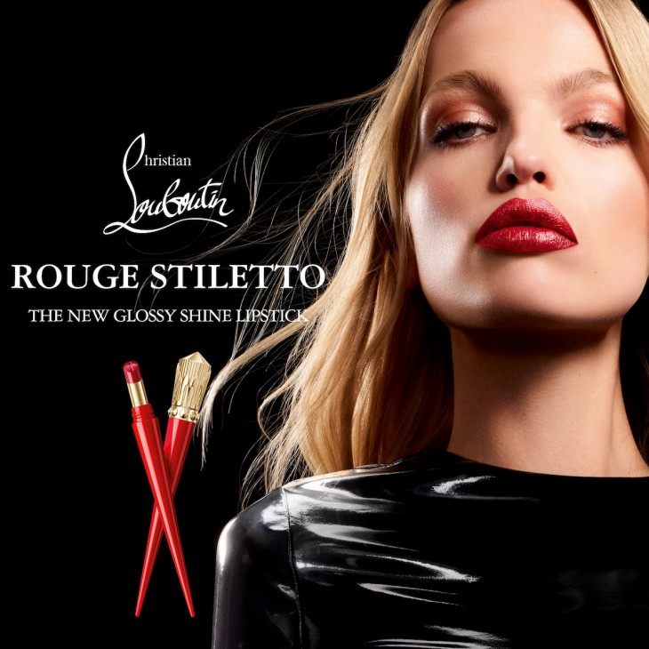 CHRISTIAN LOUBOUTIN Rouge Stiletto Glossy Shine Lipstick Bare Kate