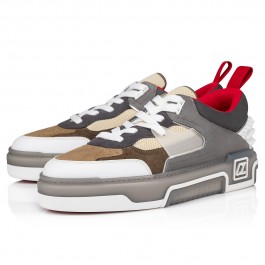 Astroloubi - Sneakers - Calf leather, suede and irdidescent nappa ...