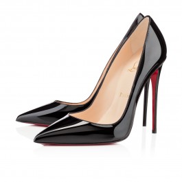Christian Louboutin So Kate 120 Black Leather Heels 39 UK6 – High Heel  Hierarchy