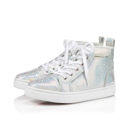 Funnytopi - High-top sneakers - Nappa leather - Silver - Kids ...