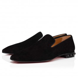Marquees - Loafers - Veau velours - Black - Men - Christian Louboutin ...