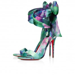 Christian Louboutin Pink 'Sandale du Désert' Heeled Sandals