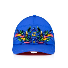 Christian Louboutin Hat Trucker Hat With Crystals 