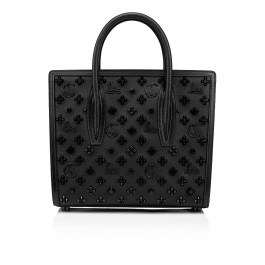 Paloma Medium Leather Tote in Black - Christian Louboutin