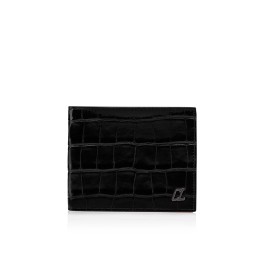 Coolcard - Wallet - Embossed calf leather - Black - Christian