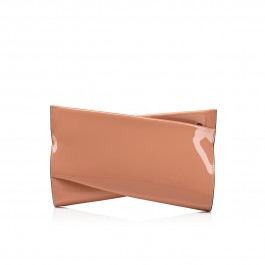 Christian Louboutin Loubitwist Small Bicolor Leather Clutch Bag