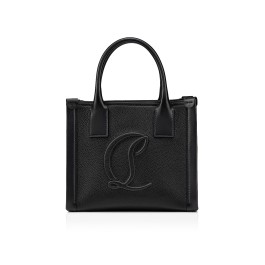 By My Side mini - Tote bag - Grained calf leather - Black - Christian ...