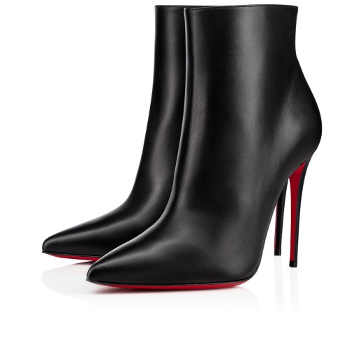 Christian Louboutin Astrilarge Two-Tone Leather Booties