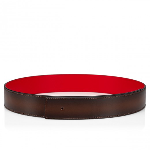 Leather belt Louis Vuitton x Supreme Red size 95 cm in Leather