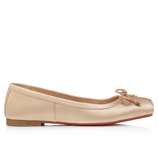 25新作 Christian Louboutin Mamadrague バレリーナ ナッパ Mamadrague - バレリーナ - ナッパレザー - ベージュ