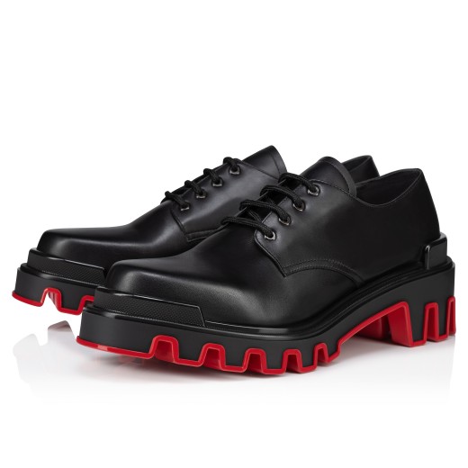 Cocoriclou Derbies Calf leather Black Men Christian Louboutin United States
