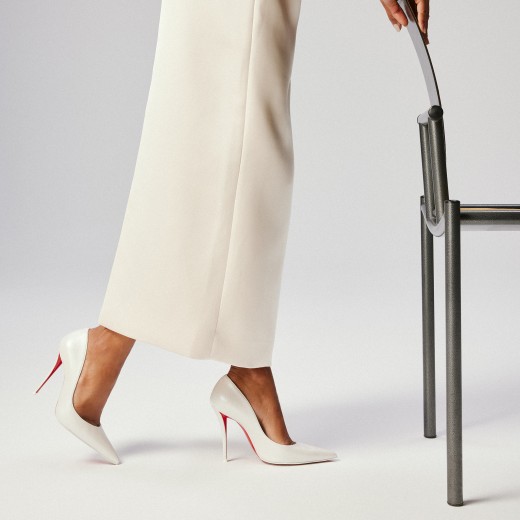 Christian Louboutin | Fossiliza 100 transparent PVC gold