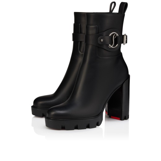 Adoxa - 70 mm Ankle boots - Calf leather - Black - Women