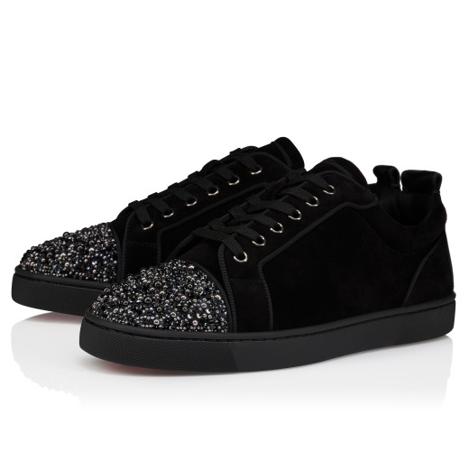 Louis Junior Spikes - Sneakers - Veau velours - Black - Men