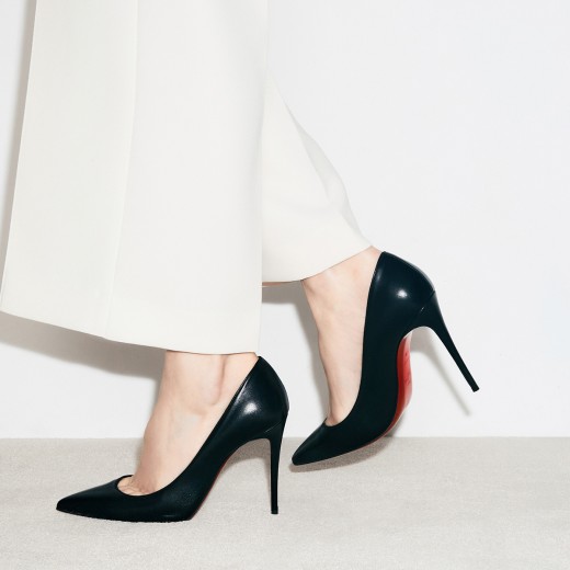 Louboutin black high heels sales