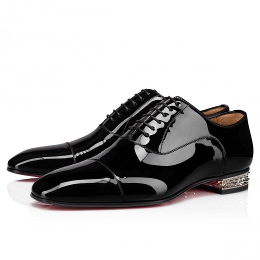 Christian Louboutin Black Leather Angloman Chelsea Boots – BlackSkinny