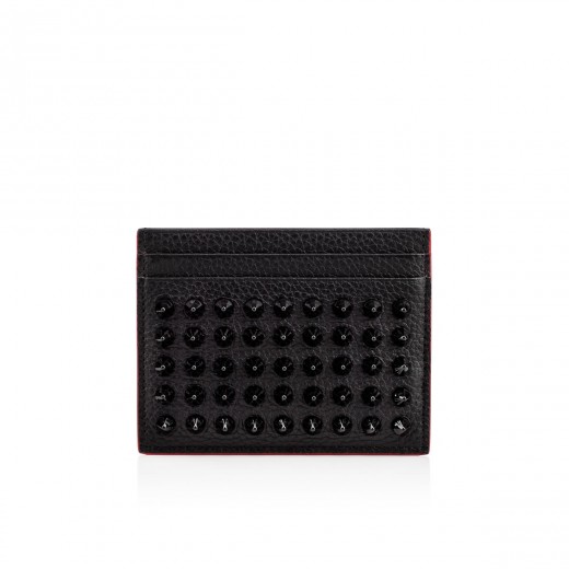Christian Louboutin Empire Square Spiked Wallet in Black for Men