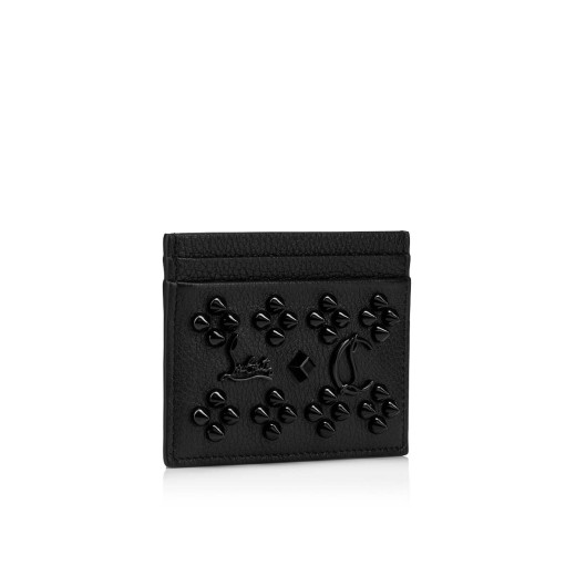 長財布 CHRISTIAN LOUBOUTIN LOUBI PHONE BOX\t3225167\tW240\t\tBIANCO Paloma - Wallet on chain - Grained calf leather and spikes
