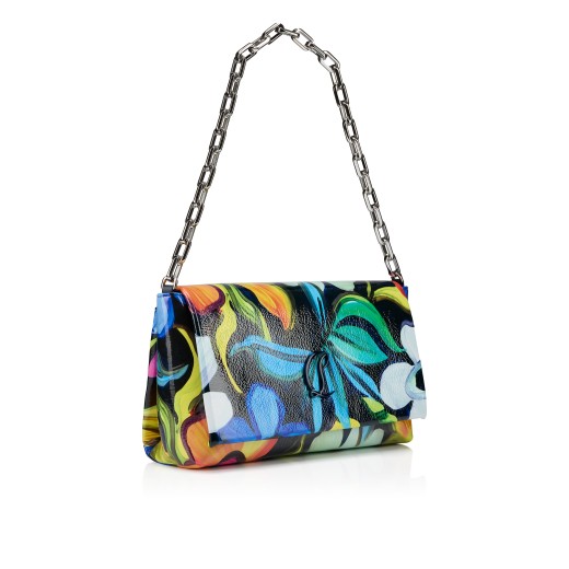 ショルダーバッグ・ポシェット CHRISTIAN LOUBOUTIN Woman Shoulder bag Multicolor 1255026 Christian Louboutin Loubila Chain-embellished Leather