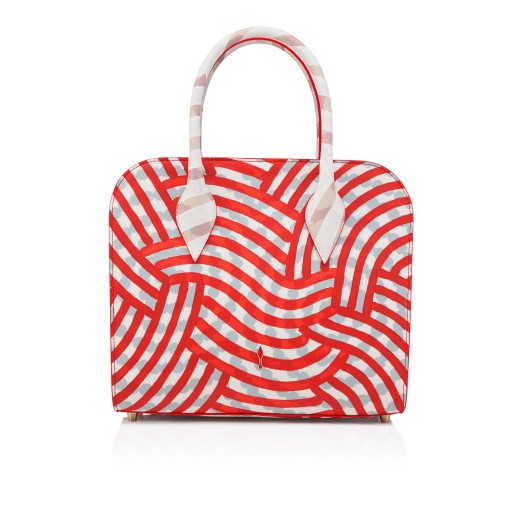 Christian Louboutin TOTES BAGS 【関税・送料込】 Christian Louboutin | By my side E/W black leather tote bag