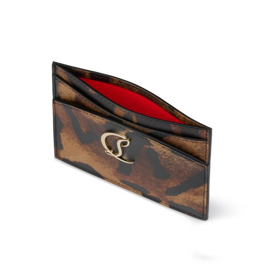 財布・小物その他 CHRISTIAN LOUBOUTIN WOMAN WALLETS Panettone - Wallet - Calf leather and rubber - Black