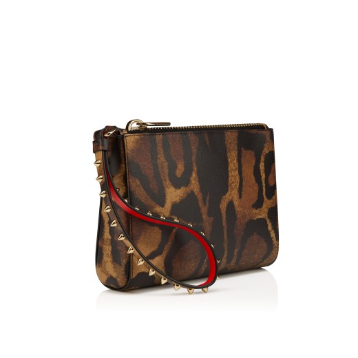 Christian Louboutin Cabata ミニ バック CHRISTIAN LOUBOUTIN Cabata mini spiked textured-leather tote