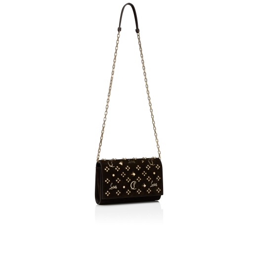 ◆Christian Louboutin◆クリスチャンルブタン/Paloma Chain Bag Paloma - Chain wallet - Grained calf leather and spikes