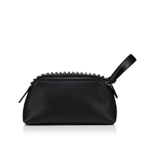 Funky - Pouch - Calf leather and spikes - Black - Christian