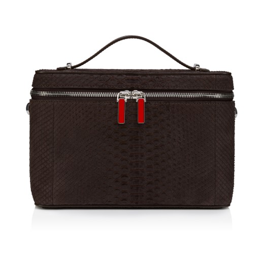 Funky - Duffle bag - Grained calf leather and spikes - Black